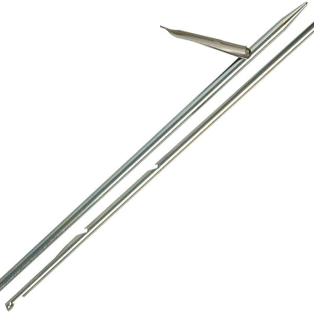 Cressi Barracuda 17-4 PH Notched Shaft Speargun Shafts, Metal, 150 cm
