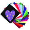 Dog in the Closet, Purple Glitter Heart - Rhinestone Dog Bandana - Choice of Color view 1