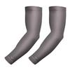 Bucwild Sports 1 Pair Arm Cooling Sun Protection Compression Arm Sleeves - Youth & Adult Sizes - Baseball Basketball Golf Tennis Running (Gray Small/Medium Adult) view 1