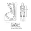 Rock Exotica Transporter Gear & Accessory Carabiner - Heavy Duty Tool Holder with Dual Push-Button Locking Gate for Climbing Harnesses  Made in The USA view 2
