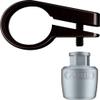 Abus Saddle/Post Lock Nutfix Seatpost Clamp/Lock, 28.6 Diameter, Silver view 1