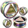 1/2 gauges 12mm double zero plug flare ear gauge plugs tunnels weight men ears streching expander 1/2 gauge 12mm view 2