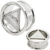 00 gauges 10mm Ear gauges 00g 0 00 Tunnels gauges 00g 0g Plugs Ears Women Men Steel 00g 00 Gauge 10mm view 3