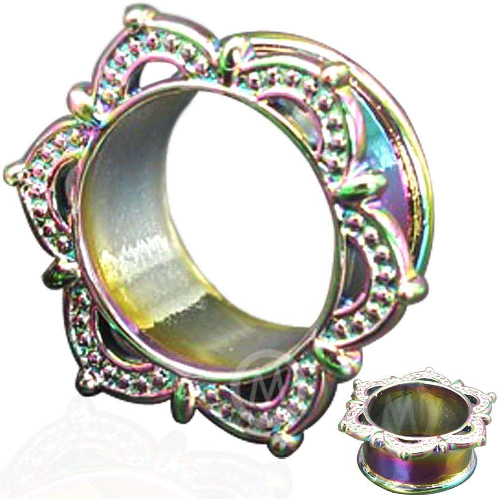 1/2 gauges 12mm Ear gauges 00g 0 00 Tunnels gauges Plugs Wood CZ Ears Women Men Steel 1/2 Gauge 12mm