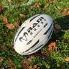 Ram Rugby Ball Rugby - Raider Match Rugby Ball - (Black, 5) view 2