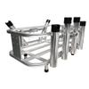Brocraft Jet Ski Rod Holder /Jet Ski Aluminum Fishing Rod Rack & Cooler Holder Combo with with Gas Plates / PWC Rod Holder / PWC Cooler Holder view 1