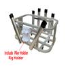 Brocraft Jet Ski Rod Holder /Jet Ski Aluminum Fishing Rod Rack & Cooler Holder Combo with with Gas Plates / PWC Rod Holder / PWC Cooler Holder view 3