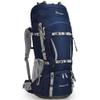 MOUNTAINTOP 70L Internal Frame Backpack Camping Backpacking Hiking Backpack for Men Women with Rain Cover,Sapphire Blue view 1