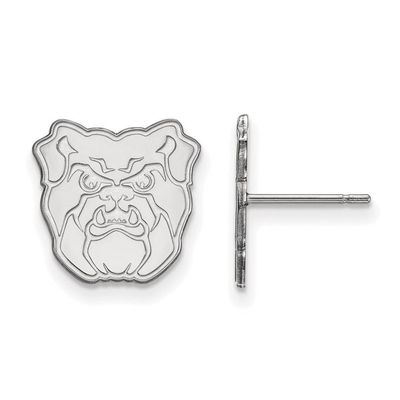 Butler Small (1/2 Inch) Post Earrings (14k White Gold)