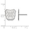 Butler Small (1/2 Inch) Post Earrings (14k White Gold) view 2