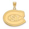 St. Cloud State Large (3/4 Inch) Pendant (10k Yellow Gold) view 1