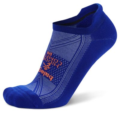 Balega Hidden Comfort Performance No Show Athletic Running Socks for Men and Women (1 Pair), Neon Blue, X-Large