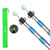 SANLIKE Telescoping Tent Tarp Pole Heavy Duty Canopy Poles, 33"-86.6" Upgrade Thicked Stainless Steel Camping Poles for Backpacking Hiking Awning Sun Sails Outdoor Sports, Set of 2 view 1
