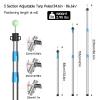 SANLIKE Telescoping Tent Tarp Pole Heavy Duty Canopy Poles, 33"-86.6" Upgrade Thicked Stainless Steel Camping Poles for Backpacking Hiking Awning Sun Sails Outdoor Sports, Set of 2 view 3