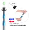 SANLIKE Telescoping Tent Tarp Pole Heavy Duty Canopy Poles, 33"-86.6" Upgrade Thicked Stainless Steel Camping Poles for Backpacking Hiking Awning Sun Sails Outdoor Sports, Set of 2 view 4