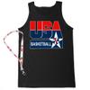Men's USA Basketball Tank Top - XXL Black/USA Basketball Original view 1