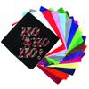 Dog in the Closet Ho Ho Ho Santa - Bling Christmas Bandana - White view 2