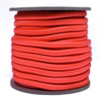 Orange 3/16" Shock Cord - BORED PARACORD Marine Grade Shock/Bungee/Stretch Cord 3/16 inch x 100 feet Several Colors - Made in USA