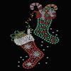 Dog in the Closet Christmas Stockings - Bling Christmas Bandana - Black view 1