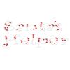 Dog in the Closet Santa's Helper # 2 - Bling Christmas Bandana - White view 1