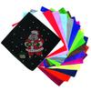 Dog in the Closet Santa with Snowflakes - Bling Christmas Bandana - Lime view 2