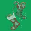Dog in the Closet Christmas Stockings - Bling Christmas Bandana - view 1