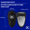 Mizuno Batter's Elbow Guard, Black, One Size view 3