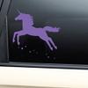 Nashville Decals Unicorn Vinyl Decal Car Truck Bumper Window Sticker - Purple view 1