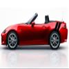 4" Rear Fender Hash Mark Bars Vinyl Racing Stripes Graphic Decals (Fits Mazda Miata & Most Cars) - Black Matte view 4