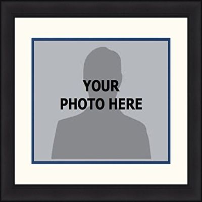 Dynasty Sports and Framing NCAA College Picture Frames with Team-Themed Matting - The Big Ten (Penn State Nittany Lions (White Matting, Navy Trim), 16" x 20" Photo in 22" x 26" Frame)