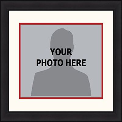 Dynasty Sports and Framing NCAA College Picture Frames with Team-Themed Matting - The Big Ten (Rutgers Scarlet Knights (White Matting, Red Trim), 16" x 20" Photo in 22" x 26" Frame)