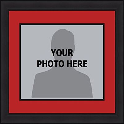 NCAA College Football-Basketball Picture Frames with Team-Themed Matting - Southeastern Conference (SEC) (Georgia Bulldogs (Red Matting, Black Trim), 8" x 10" Photo in 13" x 16" Frame)