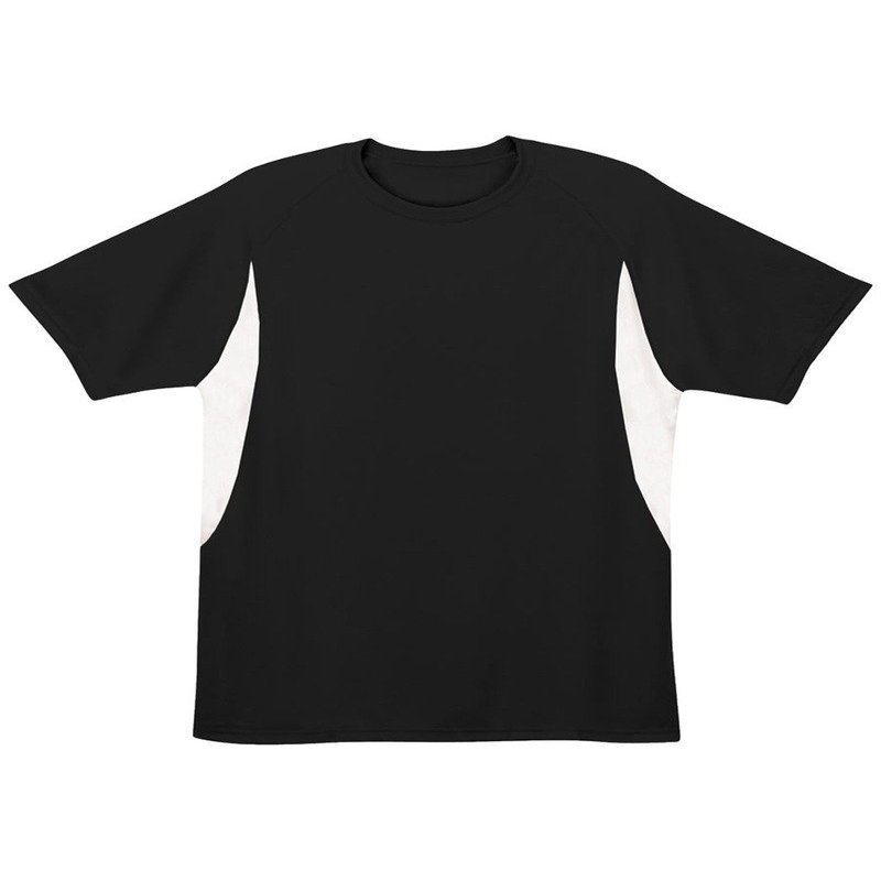 A4 N3181 - Men's Cooling Performance Color Blocked Shorts Sleeve Crew Shirt
