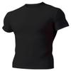 A4 N3130 - Shorts Sleeve Compression Crew Shirt Black view 1