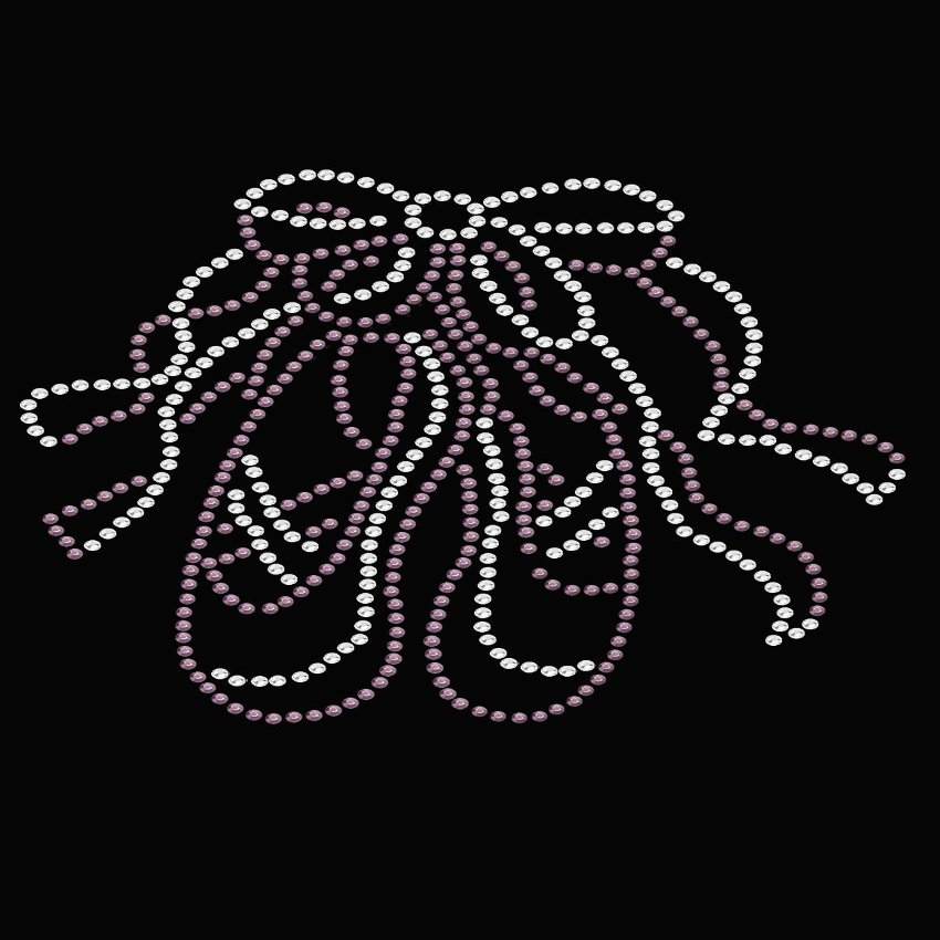 Ballet Shoes - Bling Rhinestone Girl Dog Bandana