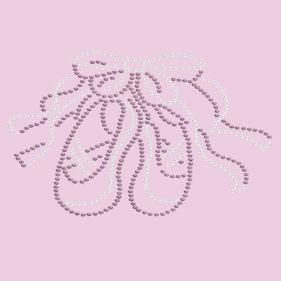 Ballet Shoes - Bling Rhinestone Girl Dog Bandana