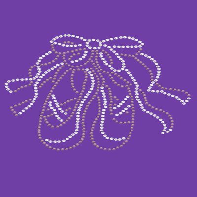 Ballet Shoes - Bling Rhinestone Girl Dog Bandana