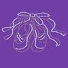 Ballet Shoes - Bling Rhinestone Girl Dog Bandana view 1