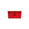 Grizzly 75 Cooler | 75 qt Ice Chest Durable Rotomolded Insulated | Made in USA | Warranty for Life | for Beach Boat Camping Fishing Hunting | G75 | Red view 1