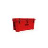 Grizzly 75 Cooler | 75 qt Ice Chest Durable Rotomolded Insulated | Made in USA | Warranty for Life | for Beach Boat Camping Fishing Hunting | G75 | Red view 2