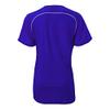 Mizuno Women's Elite 2-Button Game jersey, Purple-White, MEDIUM (M) view 2