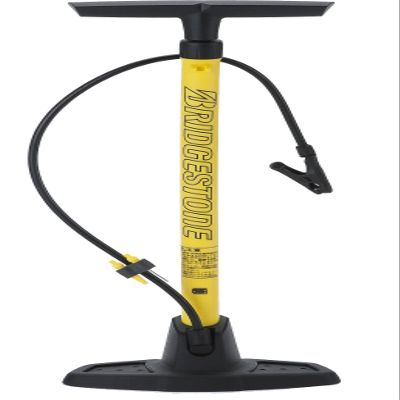 Bridgestone PM-501 A402223YE Smart Pump, Yellow, Bicycle Air Pump, for Balls/Floats, Includes Adapter, English Type, Dragonfly Base, SG Standard