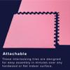 We Sell Mats 1/2 Inch Thickness Multipurpose EVA Foam Floor Tiles, Interlocking Floor Mat for Indoor Gym and Home Use, 24 in x 24 in, Pink, 100 Square Feet (25 Tiles) view 4