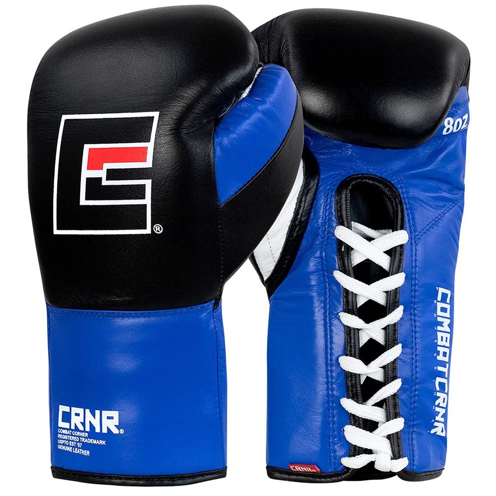 Combat Corner Pro Competition Boxing Gloves for Men and Women - Kickboxing, MMA, Muay Thai Sparring Training Gloves