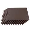 We Sell Mats 1/2 Inch Thickness Multipurpose EVA Foam Floor Tiles, Interlocking Floor Mat for Indoor Gym and Home Use, 24 in x 24 in, Brown, 48 Square Feet (12 Tiles) view 1