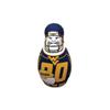 Fremont Die NCAA West Virginia Mountaineers Bop Bag Inflatable Tackle Buddy Punching Bag, Mini: 12" Tall, Team Colors