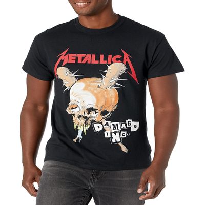 Metallica Men's Damage Inc Tour T-Shirt, Black, Large