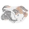 Bulldog Face (Brown) - Bling Rhinestone Dog Breed Bandana view 1
