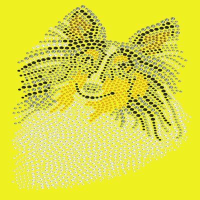 Sheltie Face (Tri Color) - Bling Rhinestone Dog Breed Bandana