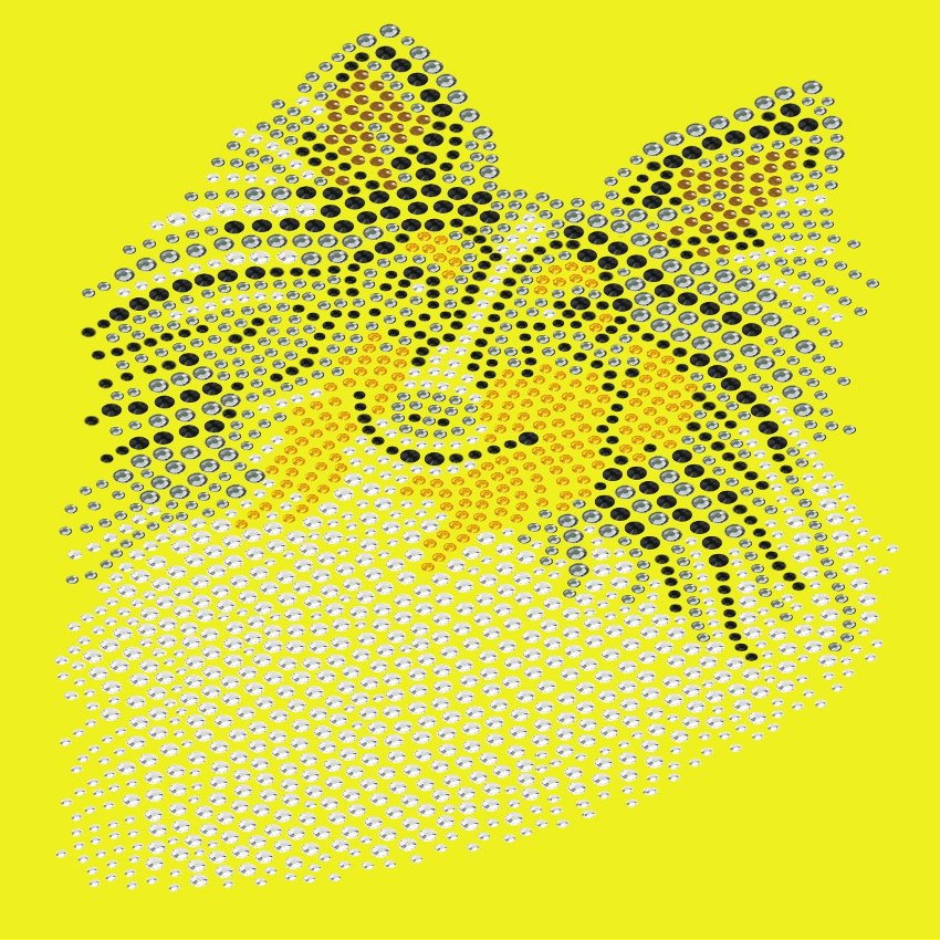 Sheltie Face (Tri Color) - Bling Rhinestone Dog Breed Bandana